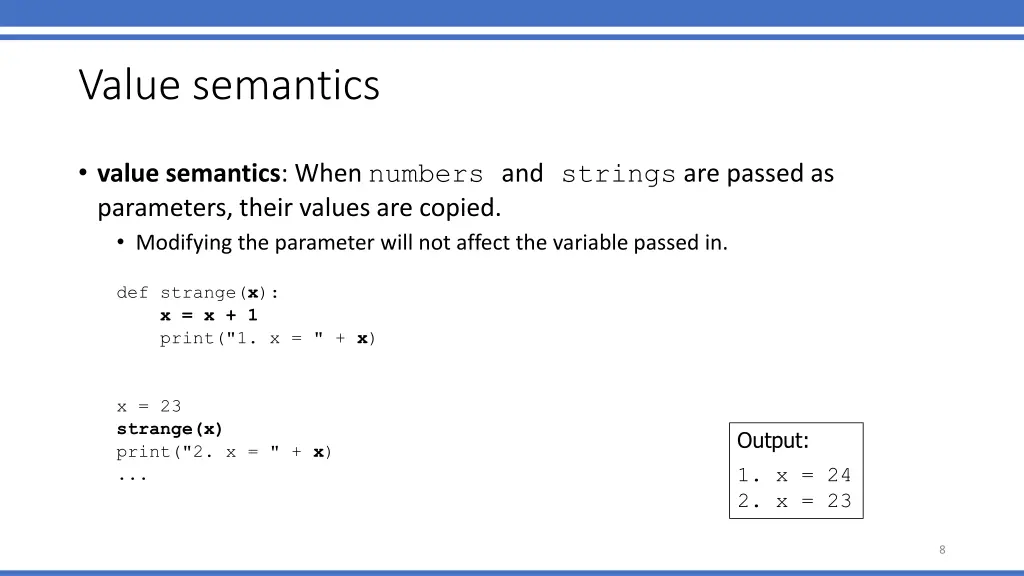 value semantics