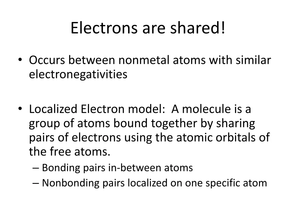 electrons are shared