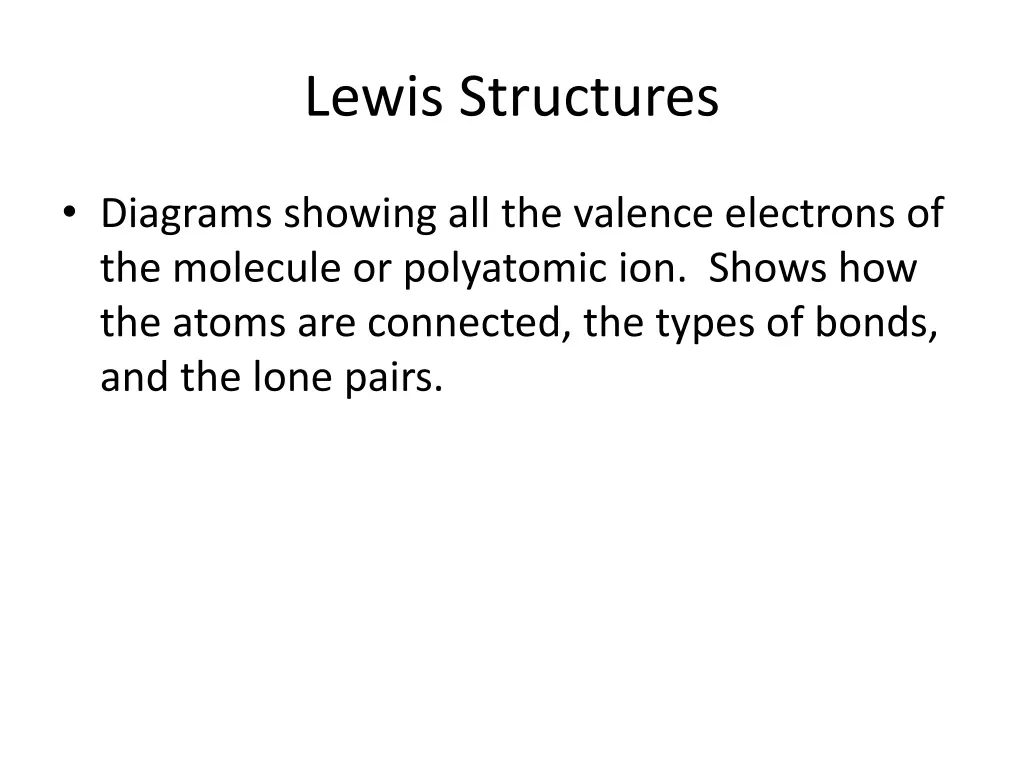 lewis structures