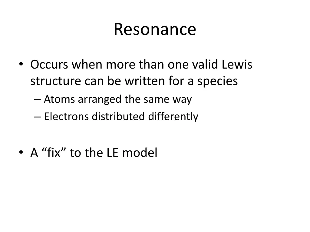 resonance