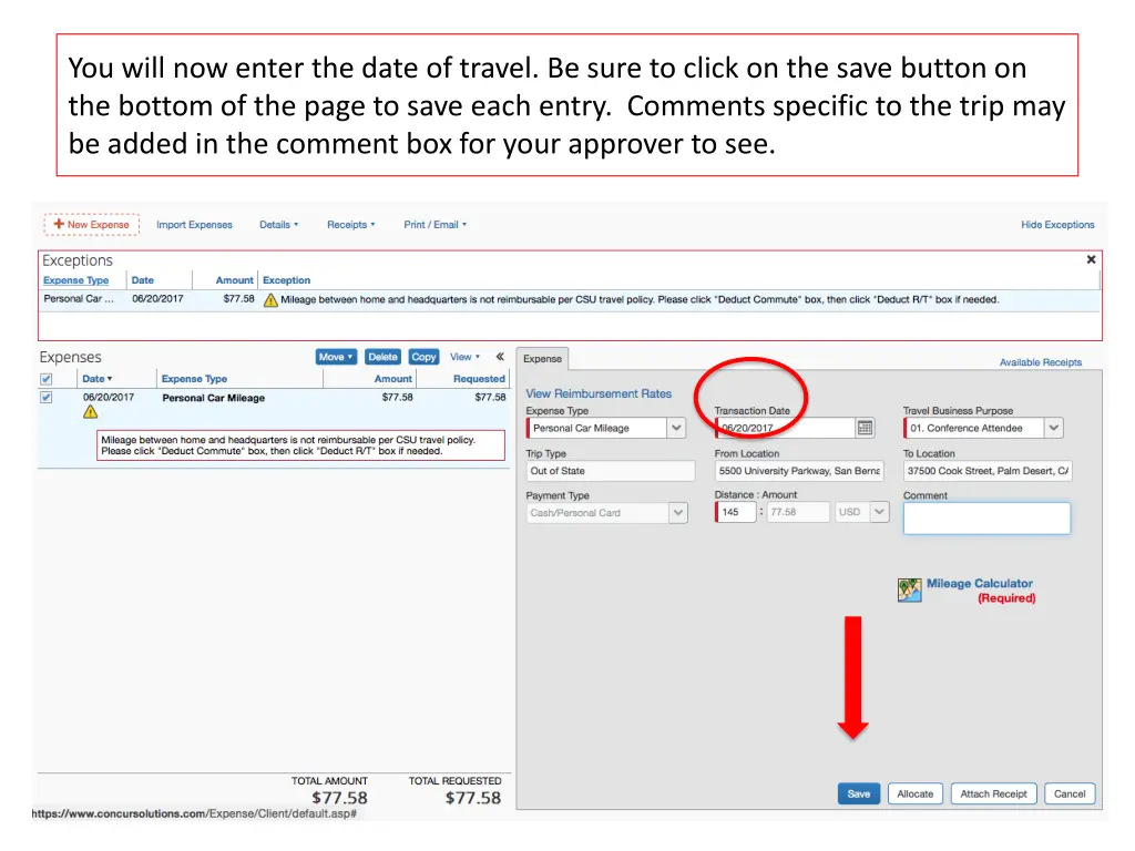 you will now enter the date of travel be sure