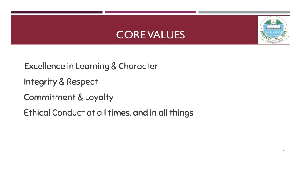 core values