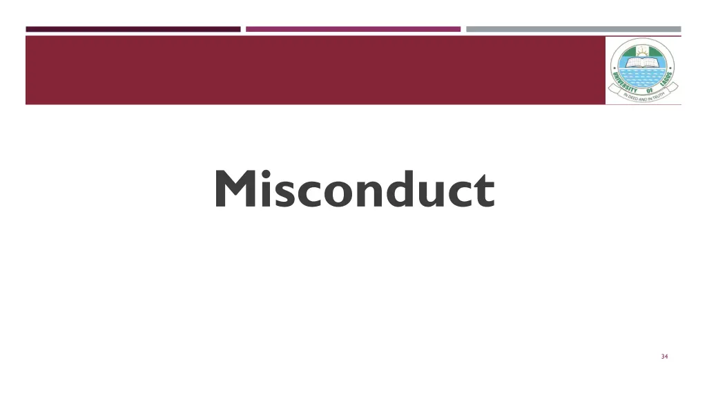 misconduct