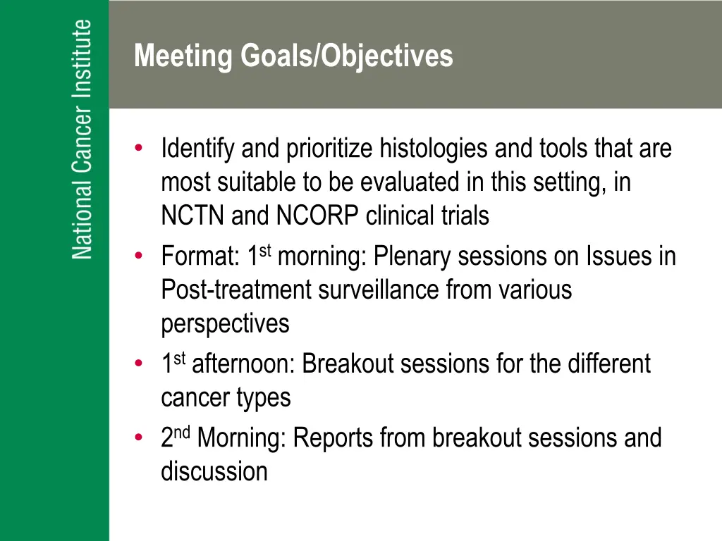 meeting goals objectives