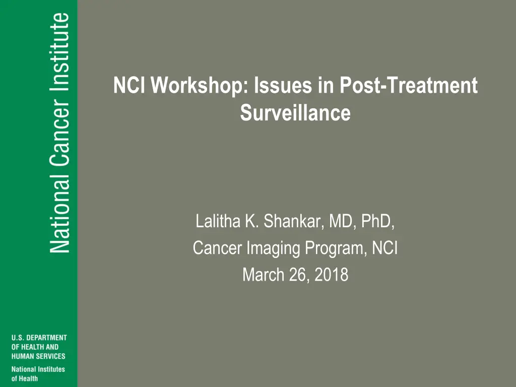 nci workshop issues in post treatment surveillance