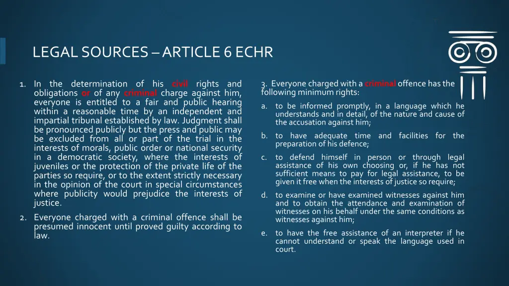 legalsources article6 echr