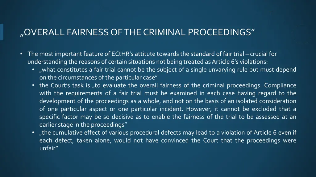 overall fairness of the criminal proceedings