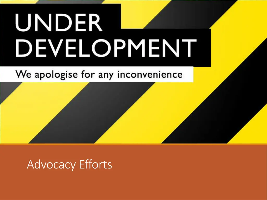 advocacy efforts