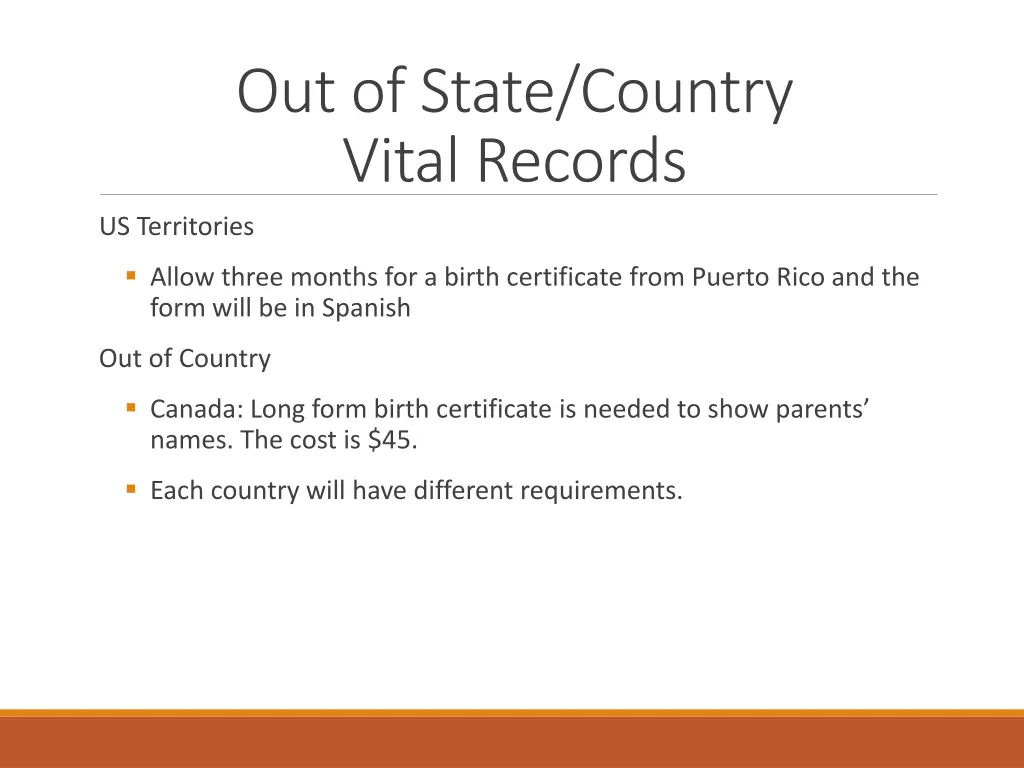 out of state country vital records 1