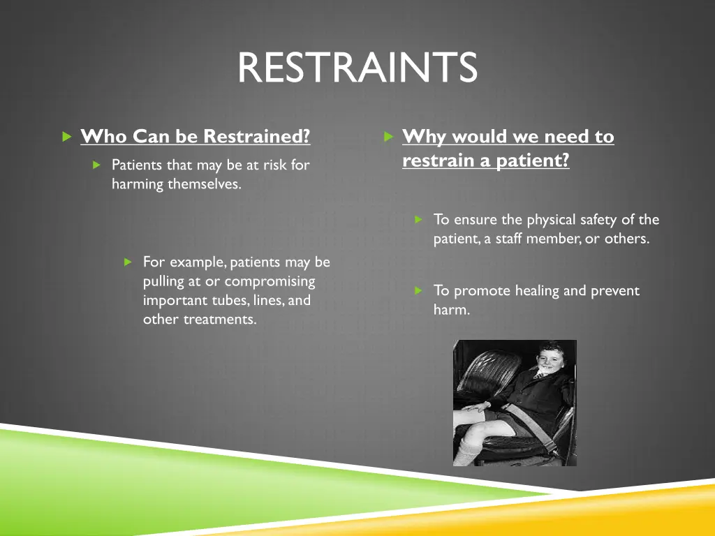 restraints 1