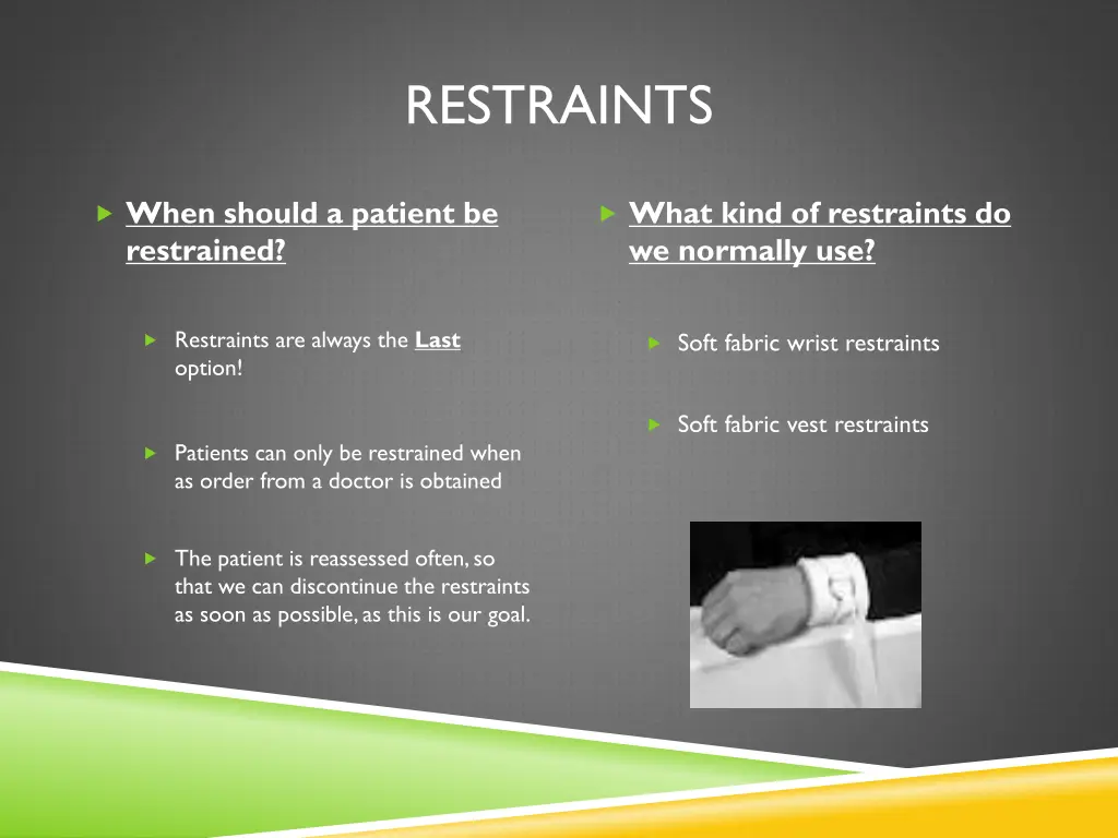 restraints 2