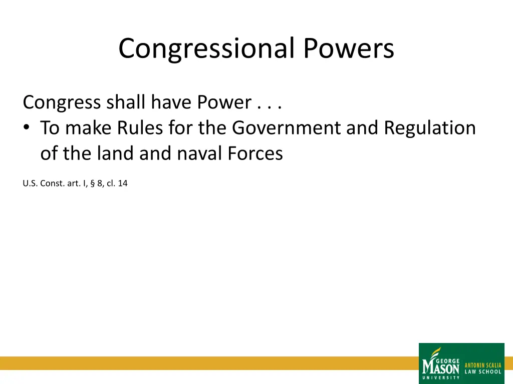 congressional powers 2