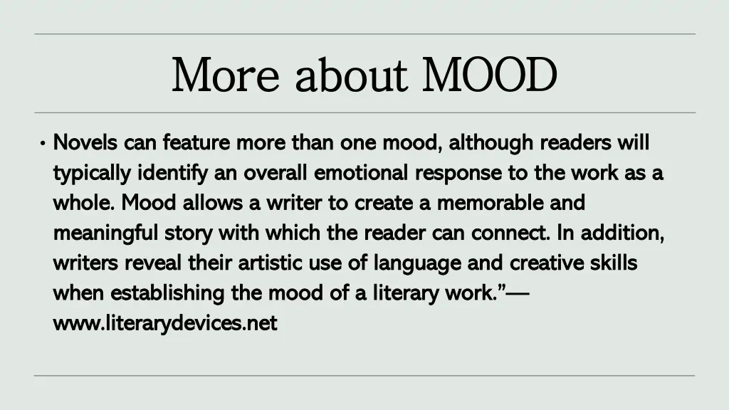 more about mood more about mood