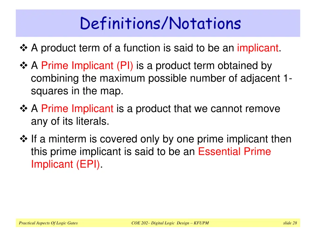 definitions notations