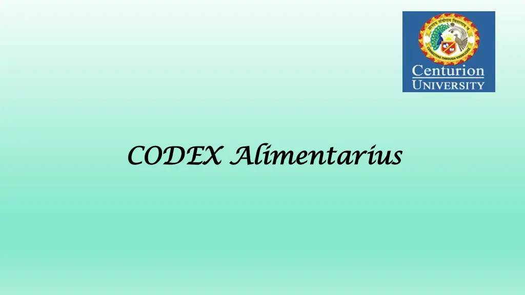 codex codex alimentarius alimentarius