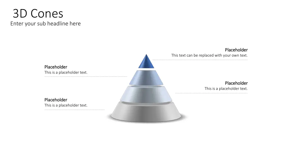 3d cones enter your sub headline here