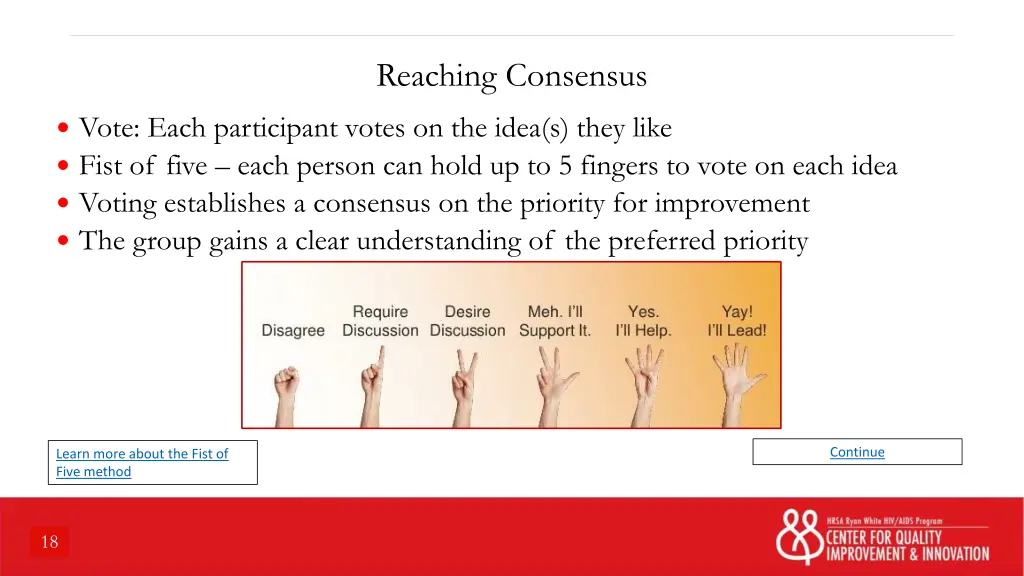 reaching consensus