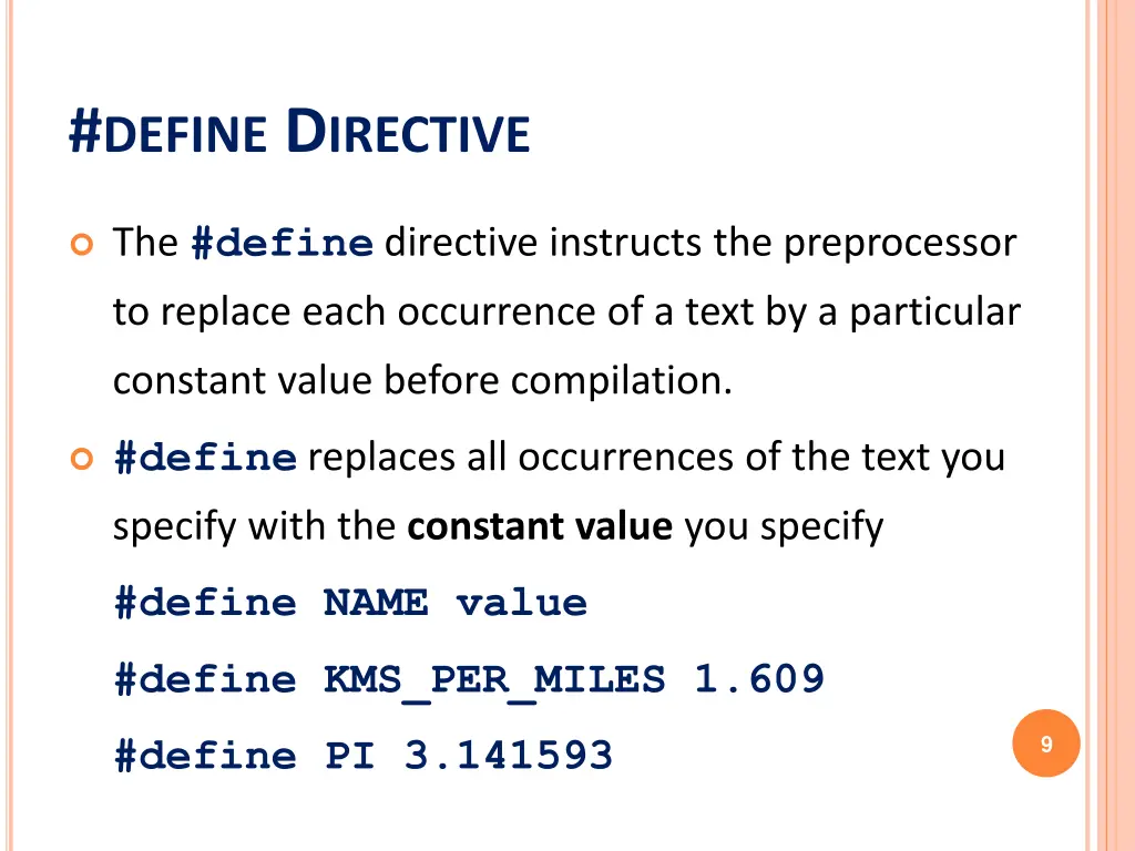 define d irective