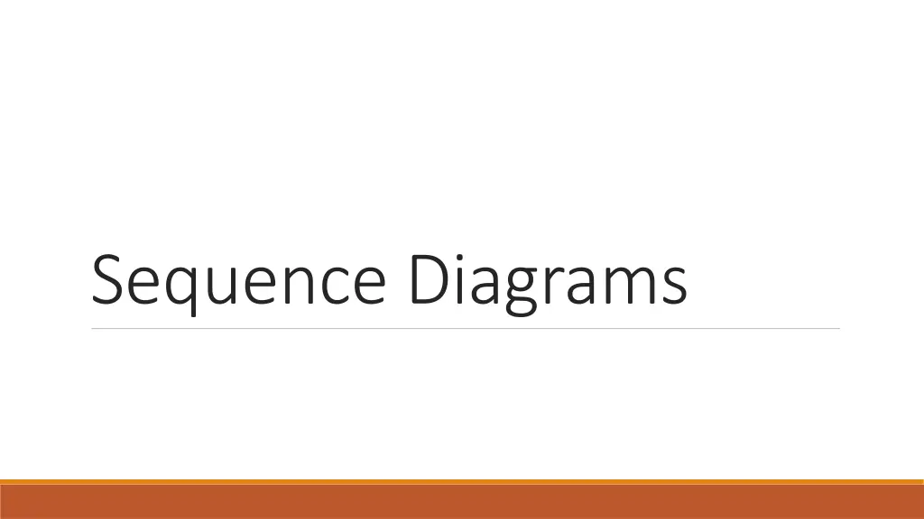 sequence diagrams