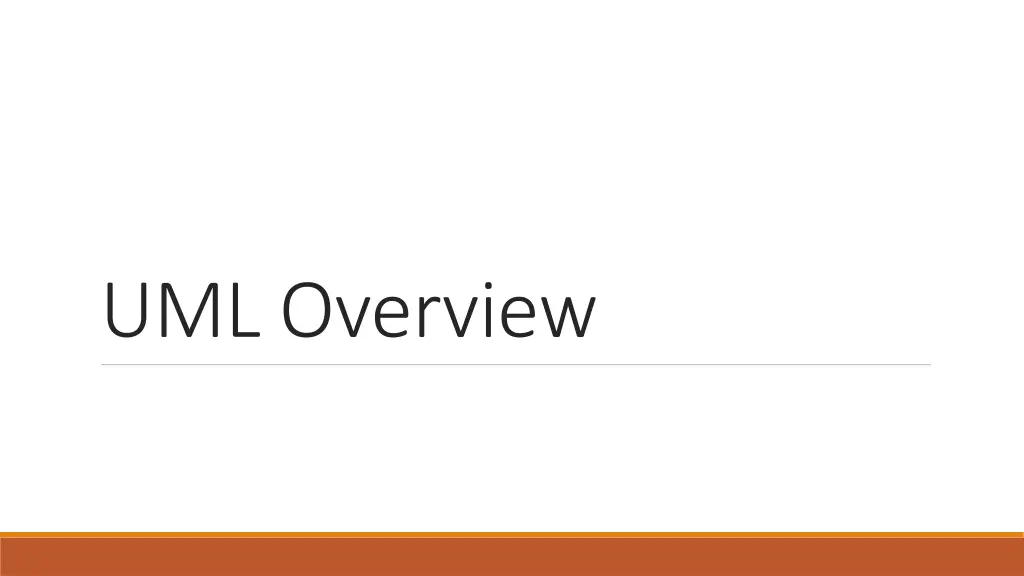 uml overview