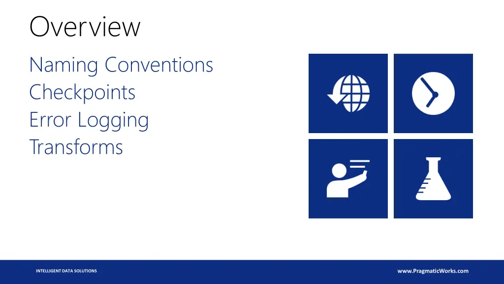 overview naming conventions checkpoints error 1