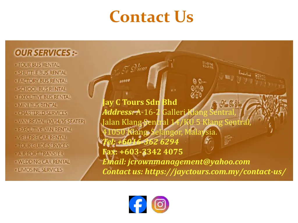 contact us