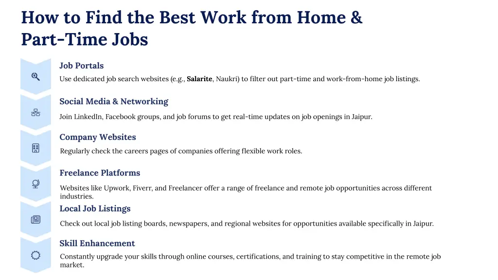 how to find the best work from home part time jobs