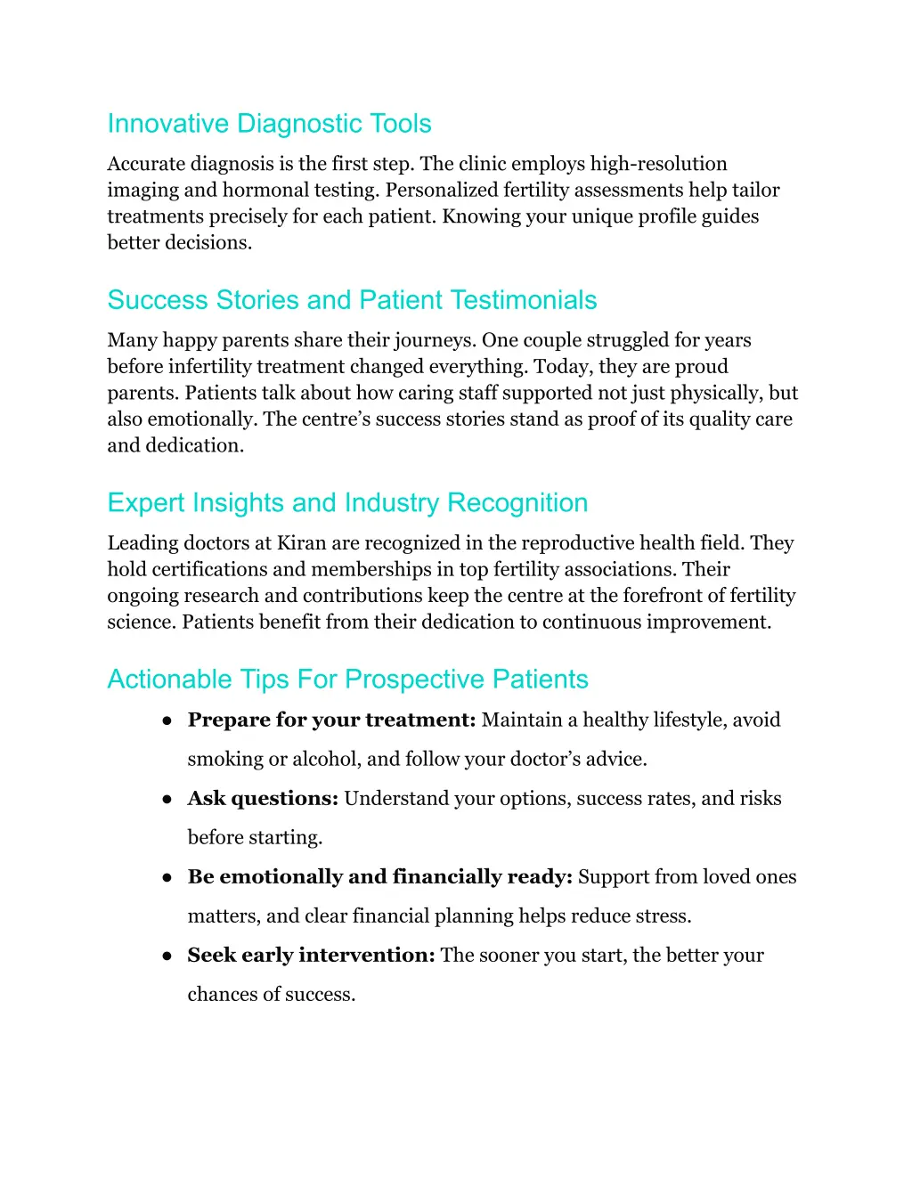 innovative diagnostic tools