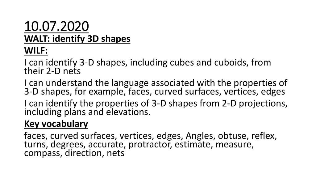 10 07 2020 10 07 2020 walt identify 3d shapes