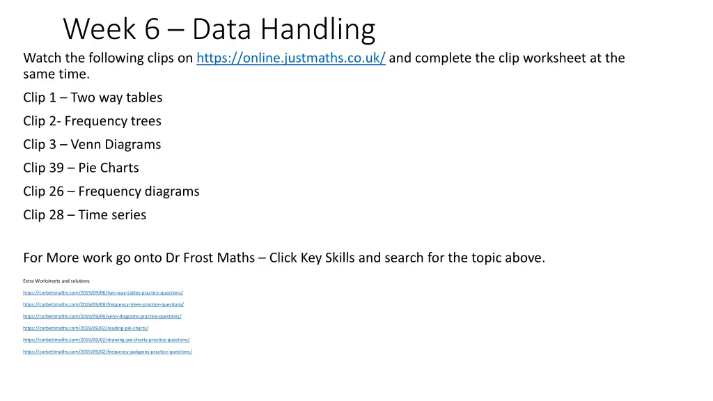 week 6 data handling same time
