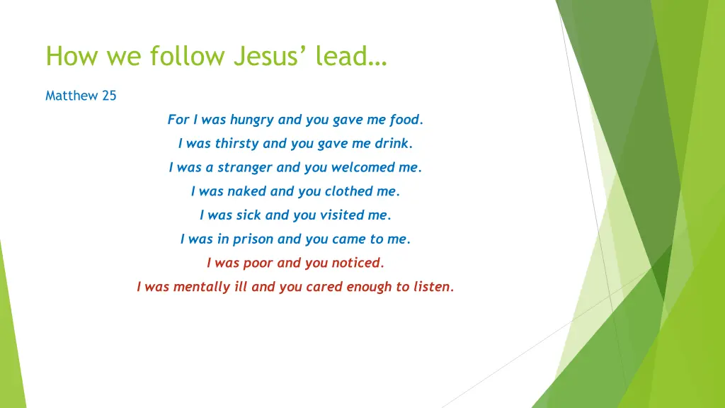 how we follow jesus lead