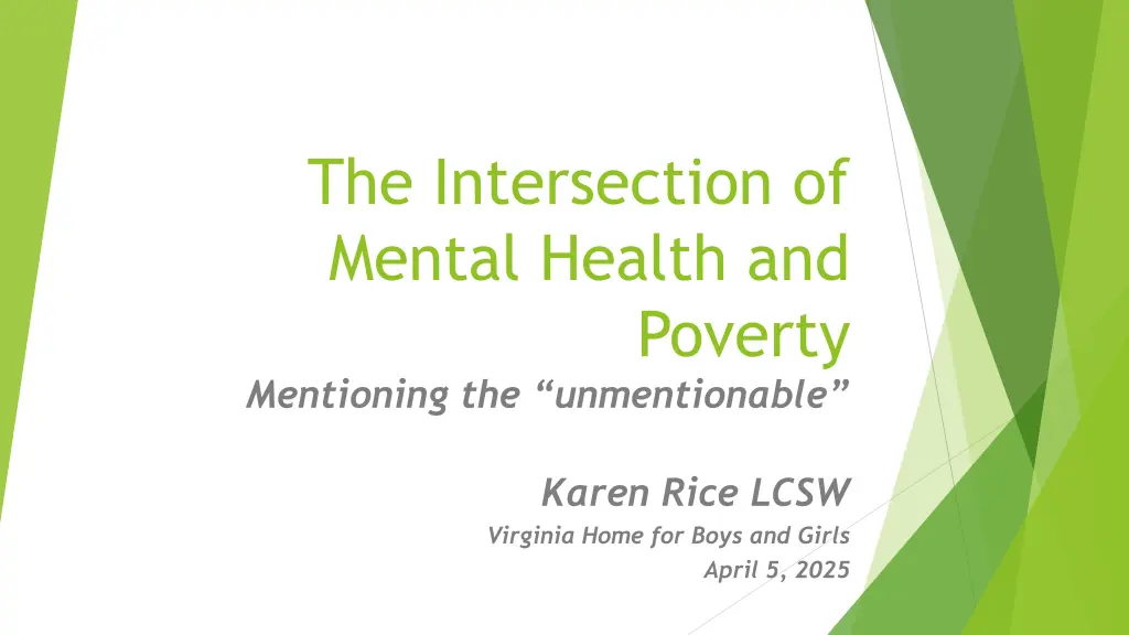 the intersection of mental health and