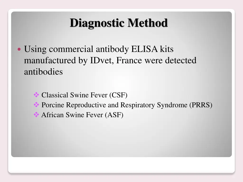 diagnostic method