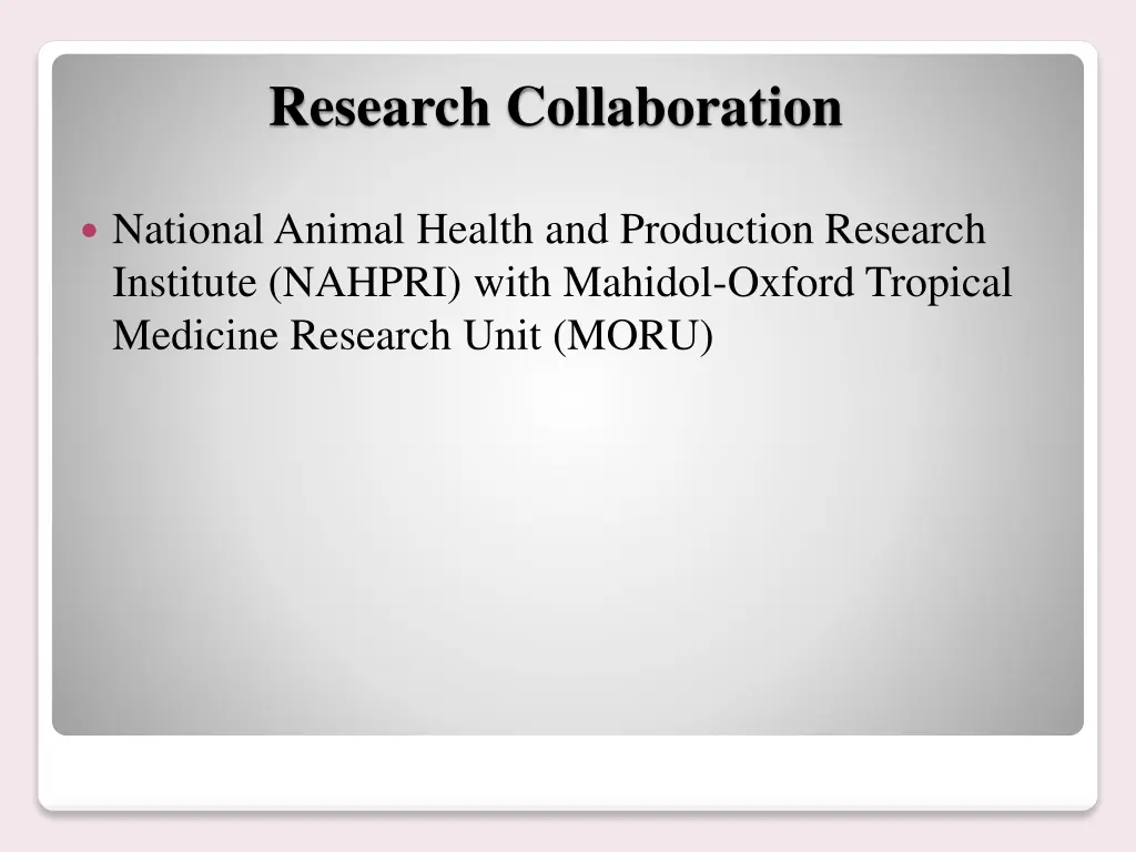 research collaboration