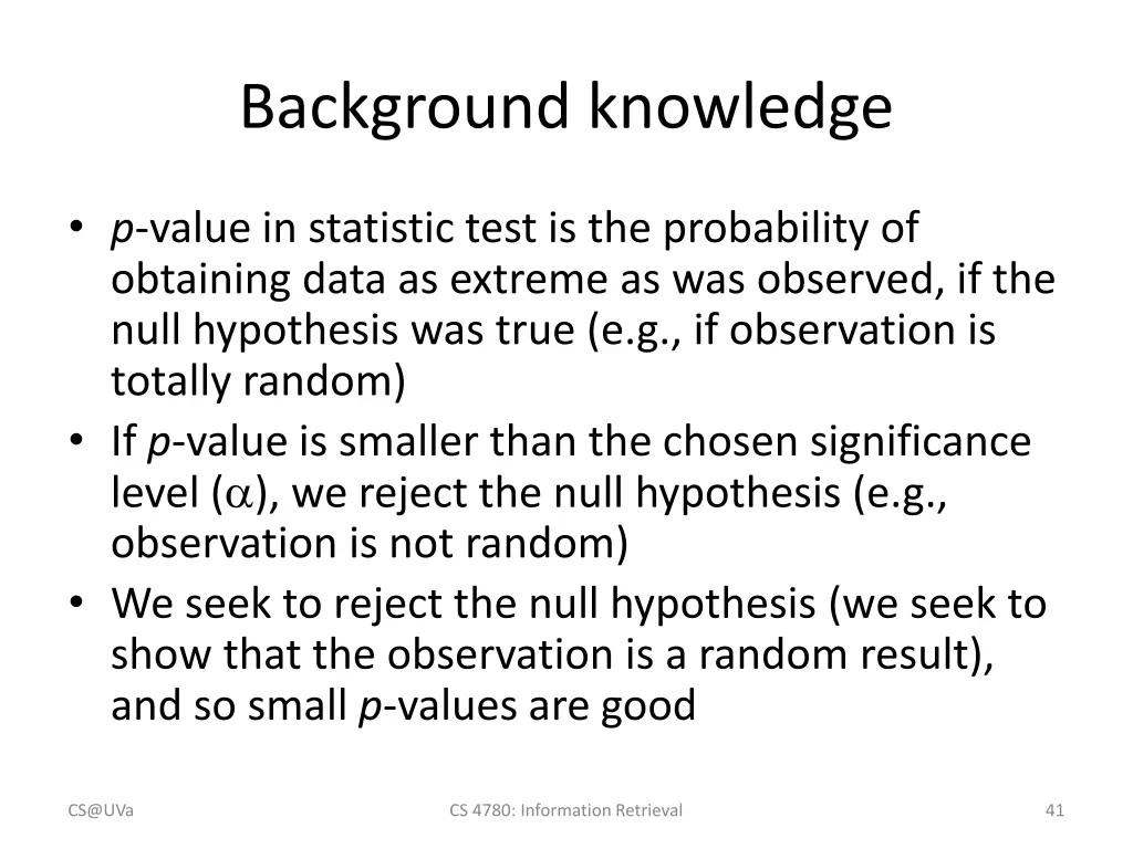 background knowledge