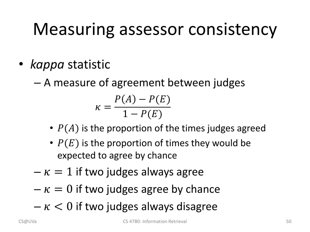 measuring assessor consistency