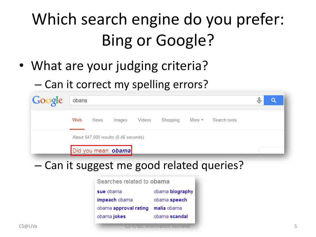 which search engine do you prefer bing or google 1