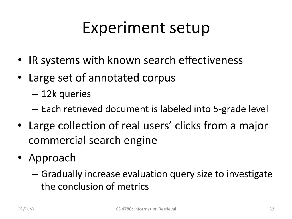 experiment setup 1