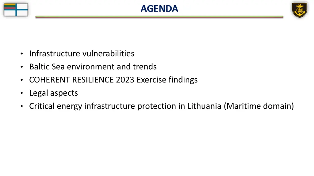 agenda