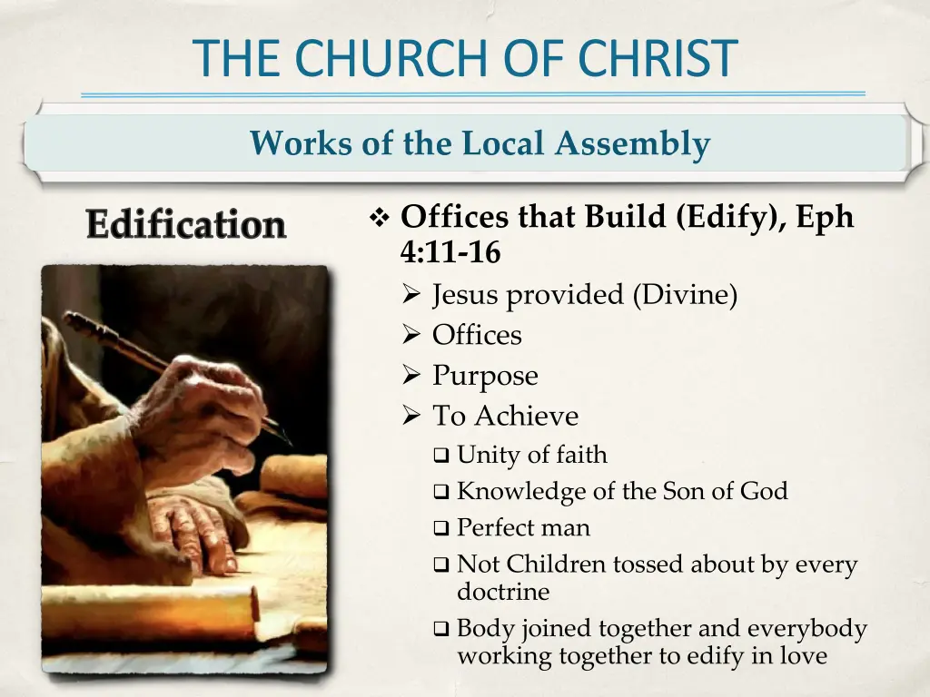 the church of christ 14