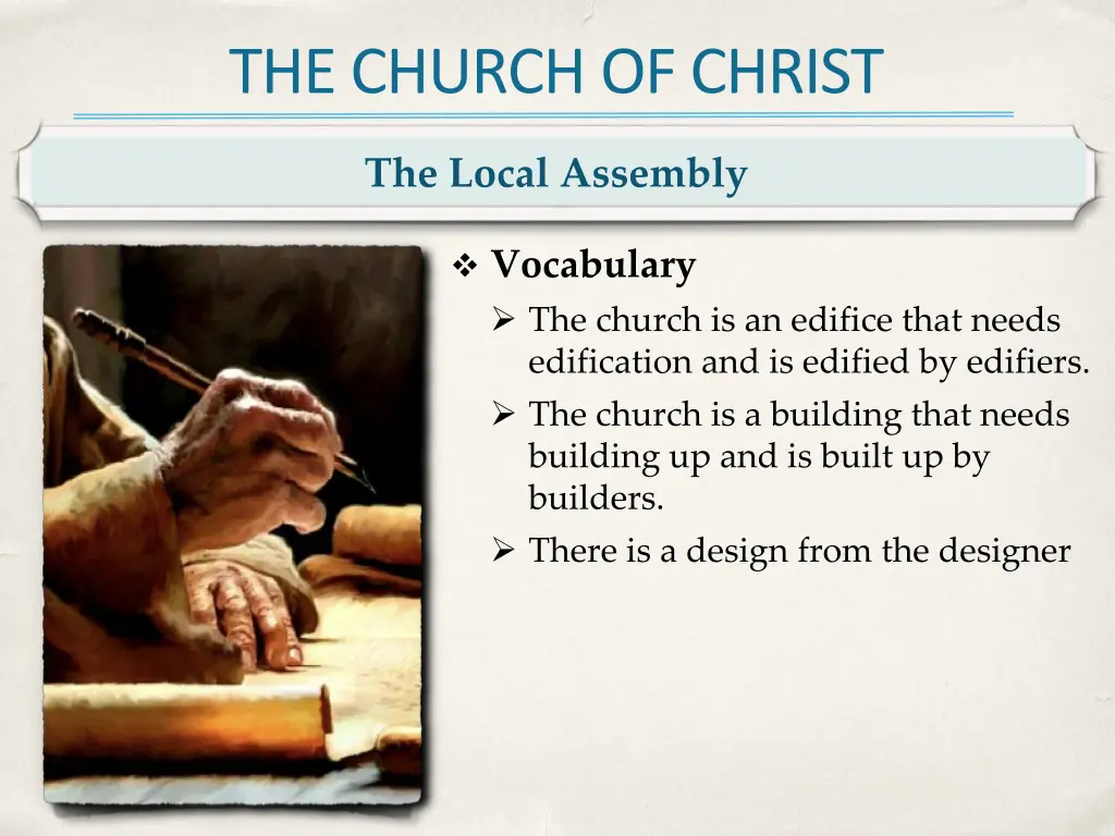 the church of christ 3