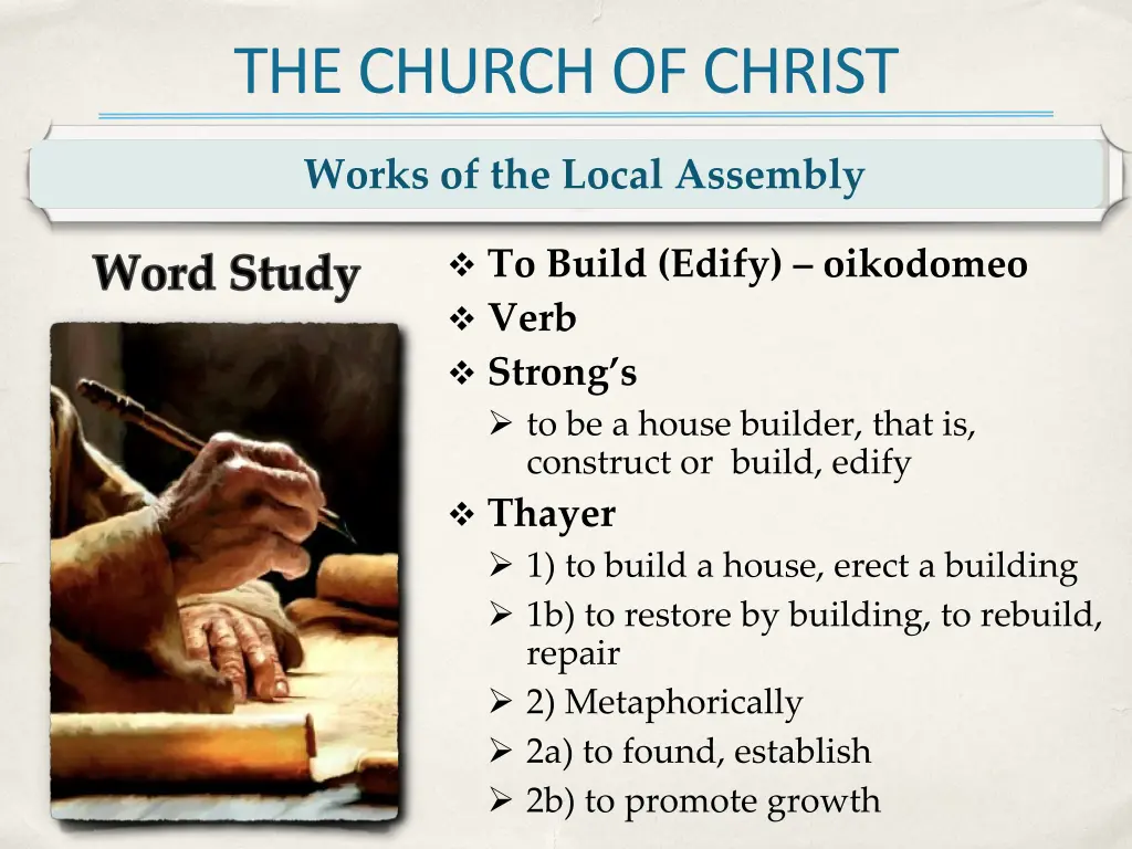 the church of christ 4