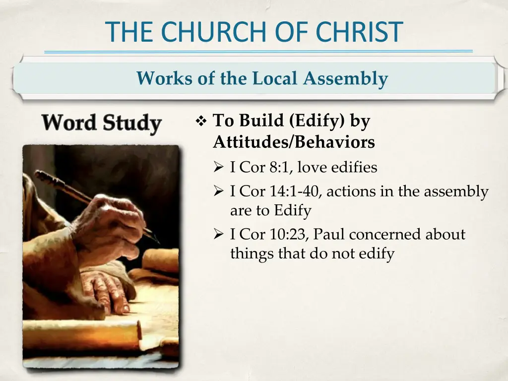 the church of christ 6