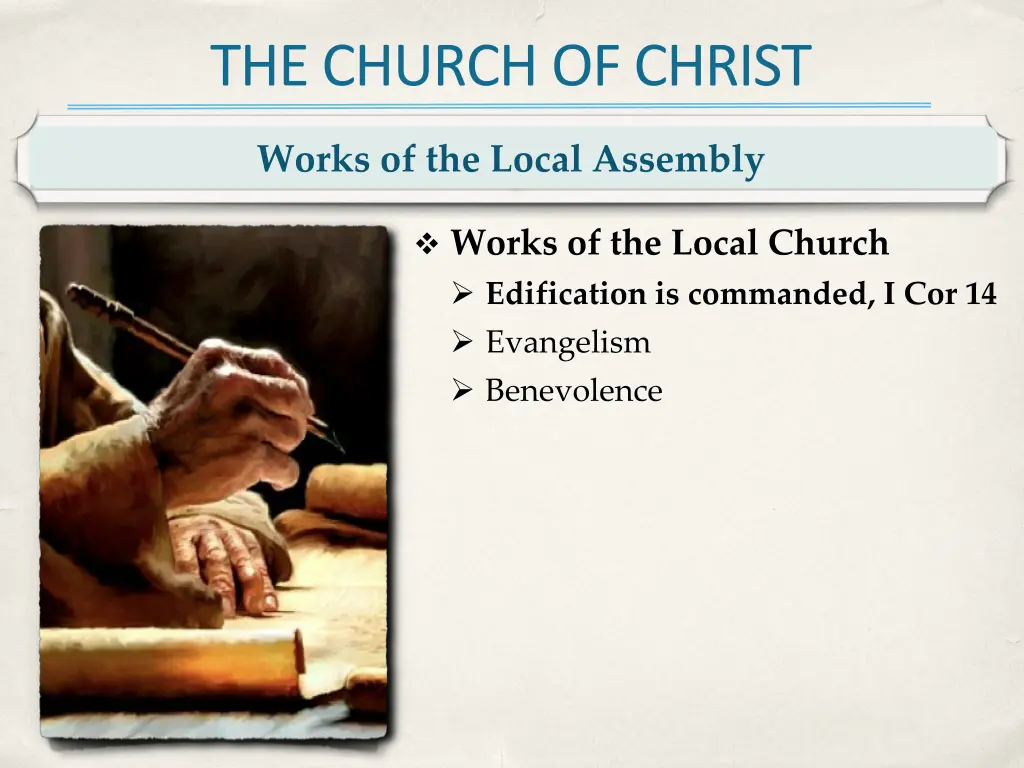 the church of christ