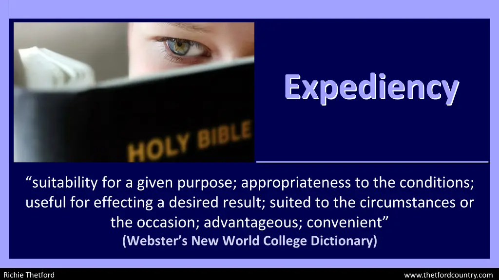 expediency