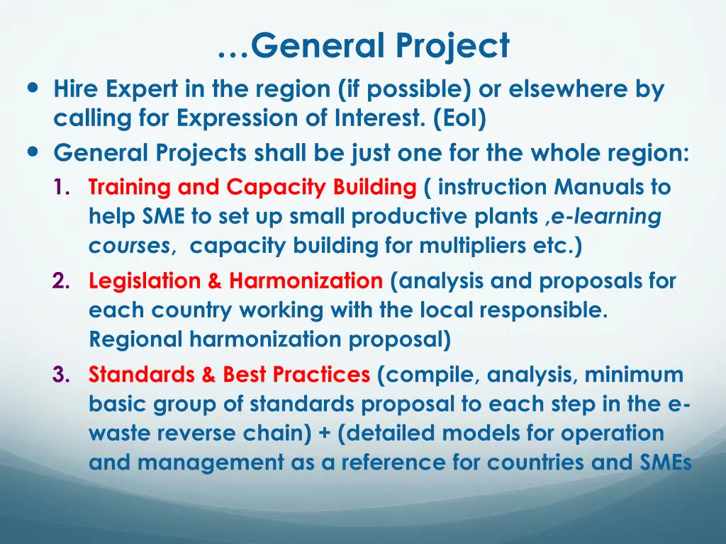 general project