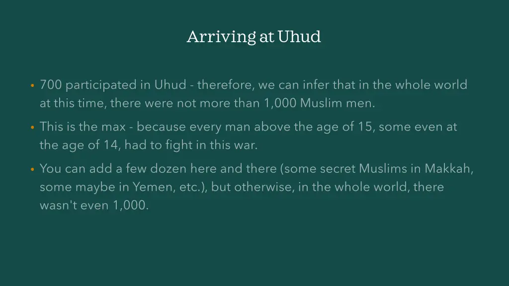 arriving at uhud 2
