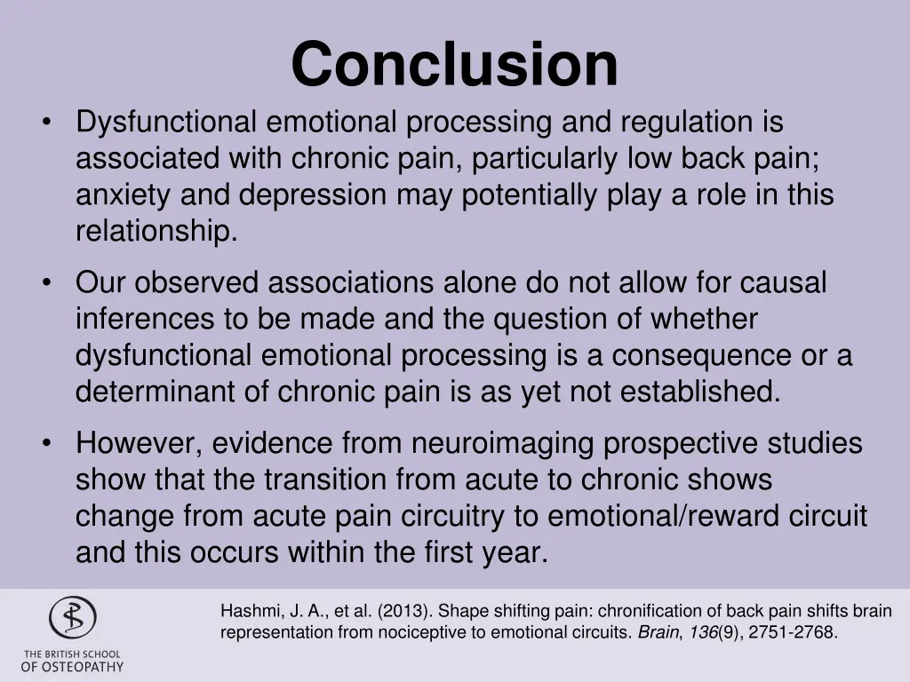 conclusion