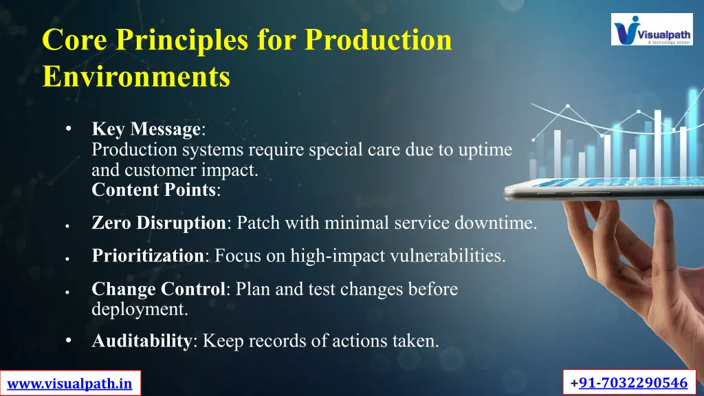 core principles for production environments