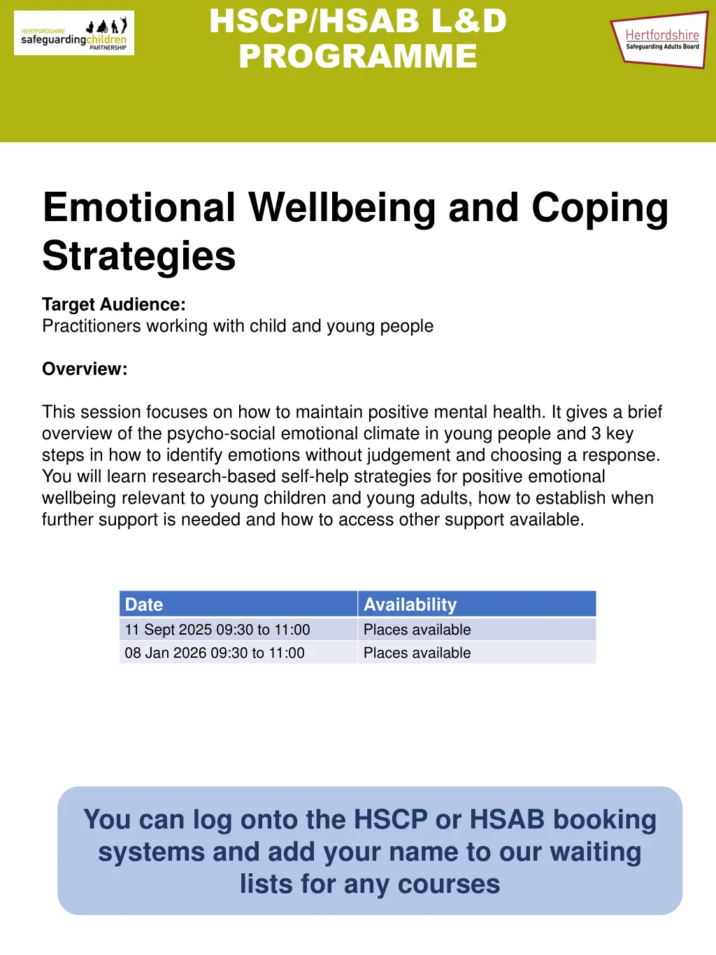 hscp hsab l d programme 8